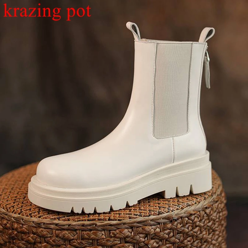 Классические Кожаные Ботинки Челси Krazing Pot в европейском стиле, зимние Шикарные ботильоны на молнии и среднем каблуке, большие размеры до 44, ...
Классические Кожаные Ботинки Челси Krazing Pot в европейском стиле, зимние Шикарные ботильоны на молнии и среднем каблуке, большие размеры до 44, ...