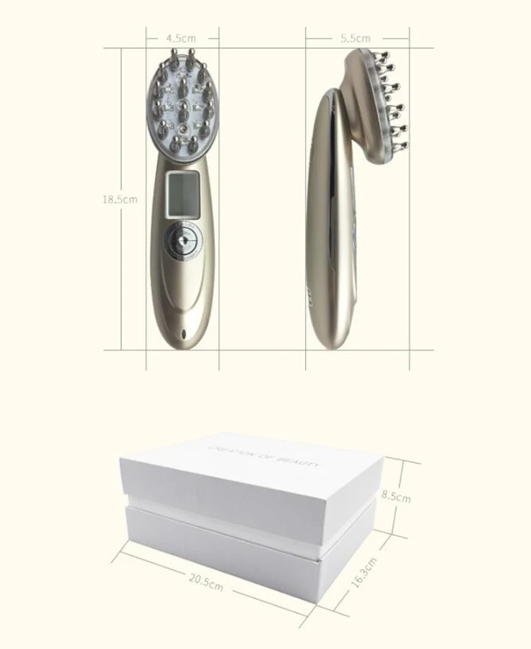 Массажная Расческа для роста волос, светодиодный кой
Массажная Расческа для роста волос, светодиодный кой