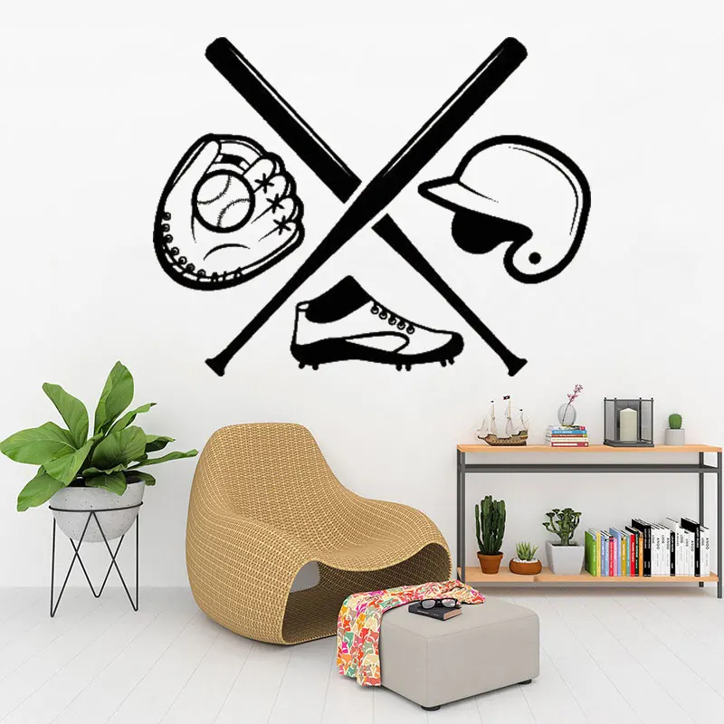 Baseball Wall Decal American Game Ball Sport Teen Room Gymnasium Window Door Vinyl Stickers Home DW12314
Baseball Wall Decal American Game Ball Sport Teen Room Gymnasium Window Door Vinyl Stickers Home DW12314