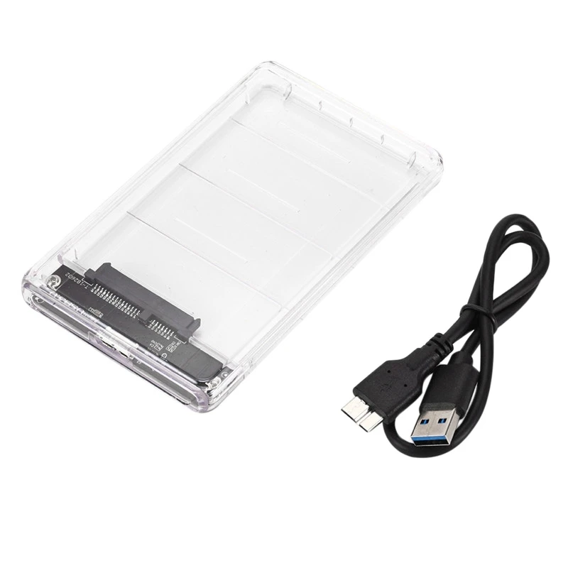 Mobile Hard Disk Box, Sata to USB 3.0 Mobile Hard Drive Enclosure Compatible with 2.5-Inch Sata-I/Sata-Ii Hdd or Ssd
Mobile Hard Disk Box, Sata to USB 3.0 Mobile Hard Drive Enclosure Compatible with 2.5-Inch Sata-I/Sata-Ii Hdd or Ssd