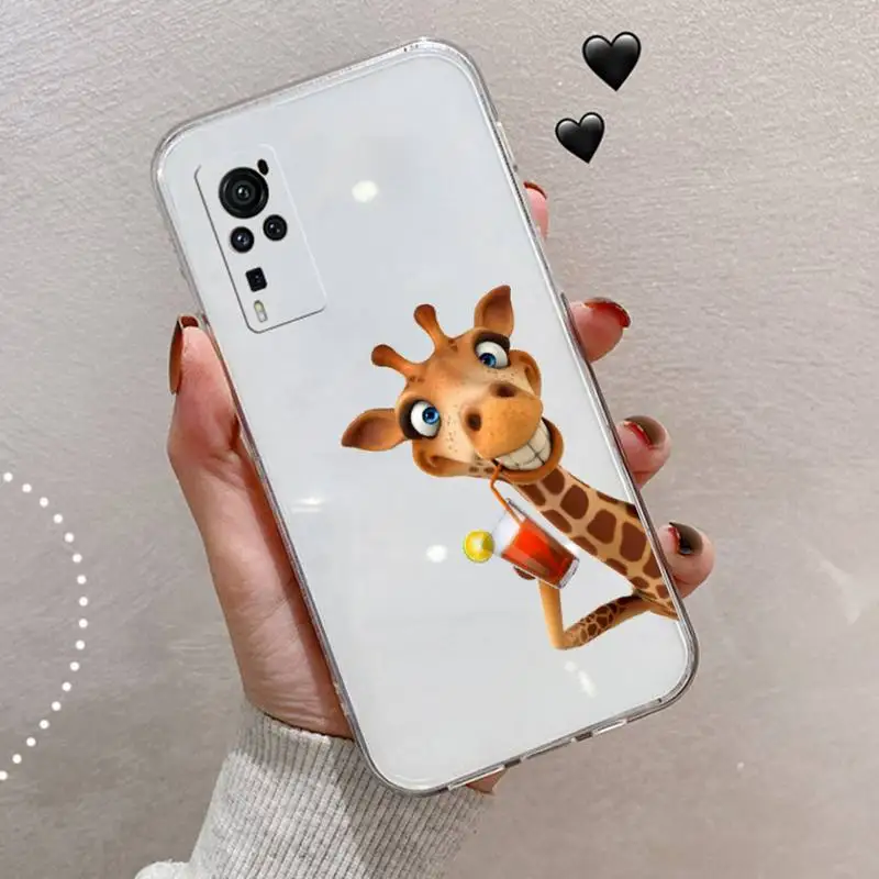 Giraffe animal cute and funny Phone Case Transparent for vivo X 50 60 30 21 27 20 7 9 i s pro plus
Giraffe animal cute and funny Phone Case Transparent for vivo X 50 60 30 21 27 20 7 9 i s pro plus