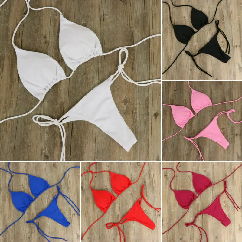 Летний женский модный пляжный пикантный комплект микро бикини, женский купальник с завязками по бокам, стринги, купальник, сарафан
Летний женский модный пляжный пикантный комплект микро бикини, женский купальник с завязками по бокам, стринги, купальник, сарафан