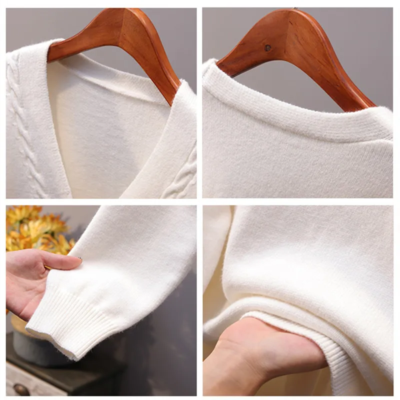 Luxury Designer Brand Knitted Sweater for Women V Neck Pearl Buttons Knitted Cardigan Sweater
Luxury Designer Brand Knitted Sweater for Women V Neck Pearl Buttons Knitted Cardigan Sweater