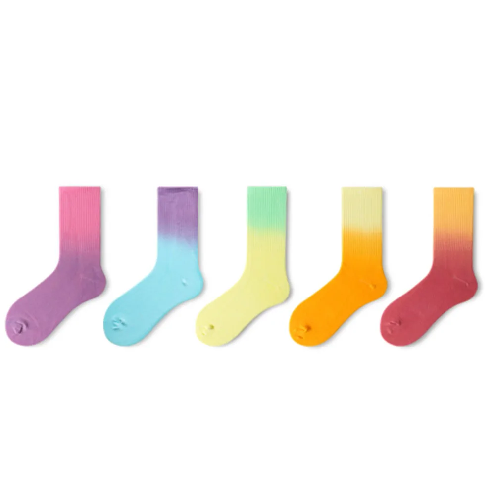 1 Pair Gradient Color Tube Socks Tie Dye SocksSoft Cotton Calf Casual Socks Set Cotton Blend Polyester
1 Pair Gradient Color Tube Socks Tie Dye SocksSoft Cotton Calf Casual Socks Set Cotton Blend Polyester