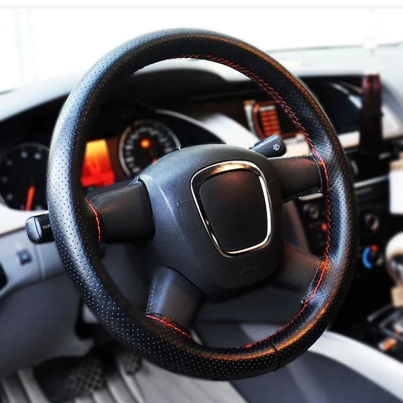 1PC For opel astra h With Needles Thread Funda volante Cover on the steering wheel Gray Black Car-covers Artificial leather
1PC For opel astra h With Needles Thread Funda volante Cover on the steering wheel Gray Black Car-covers Artificial leather