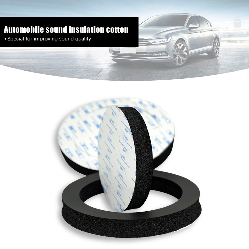 2Pcs 6.5 Inch Car Speaker Ring Bass Door Trim Sound Insulation Cotton Audio Speakers Sound Self Adhesive Insulation Ring 
2Pcs 6.5 Inch Car Speaker Ring Bass Door Trim Sound Insulation Cotton Audio Speakers Sound Self Adhesive Insulation Ring