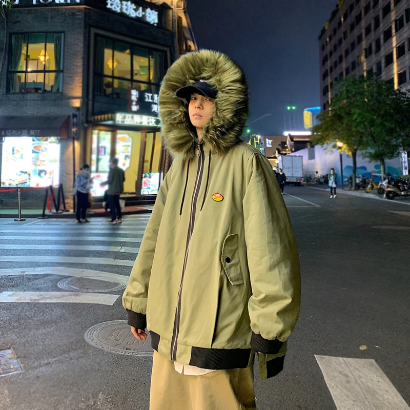 Fashion Winter Clothes for Women Worker Jacket Industry Parka Warm Hoodied Zip Up Harajuku Jackets Couple Coats Man Casual Parka
Fashion Winter Clothes for Women Worker Jacket Industry Parka Warm Hoodied Zip Up Harajuku Jackets Couple Coats Man Casual Parka