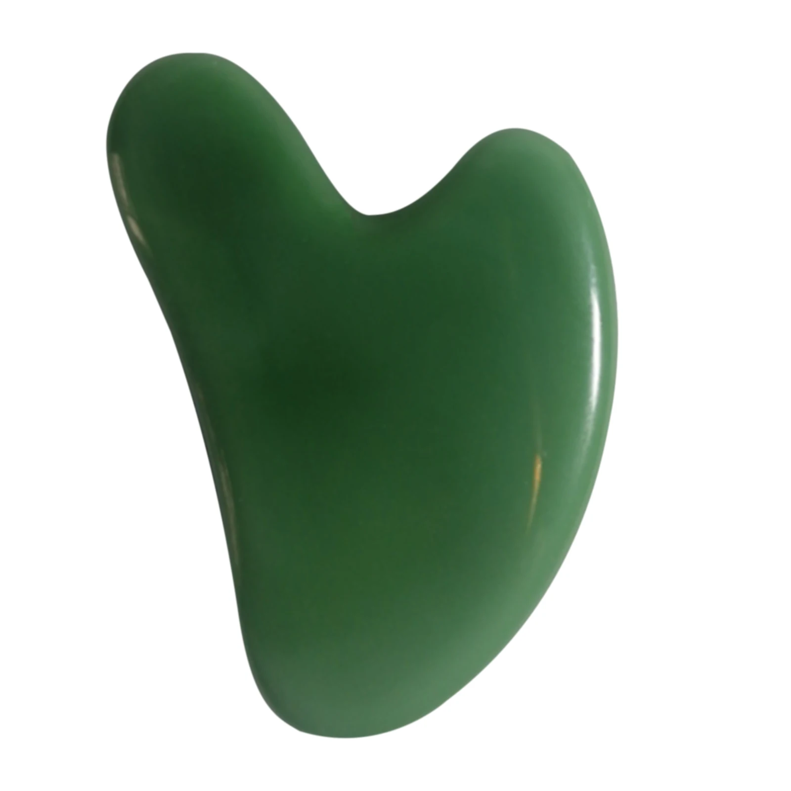 Инструмент для лица Gua Sha Нефритовый камень доска спа-иглоукалывания терапия