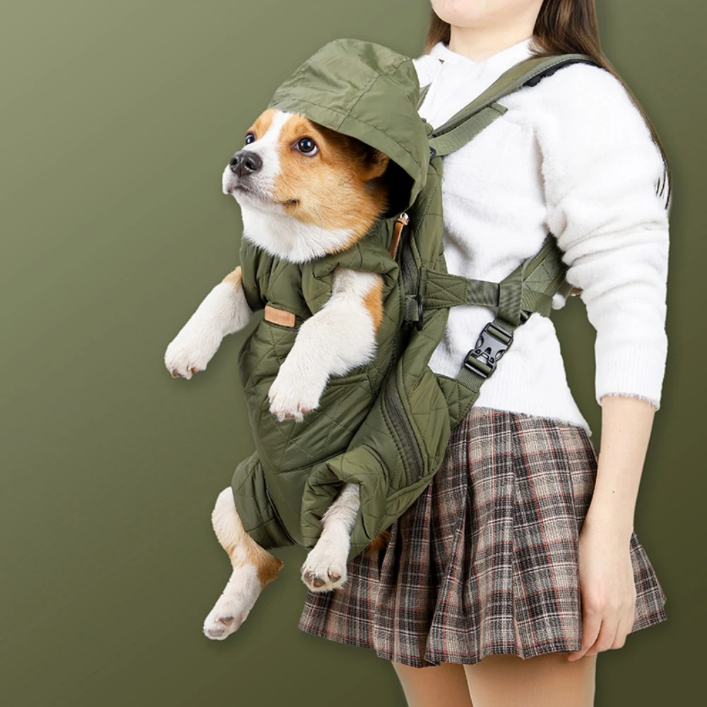 Winter Thickened Pet Go Out Portable Strap Chest Liberation Hands Warm Wind And Snow Bag Shoulder Bag
Winter Thickened Pet Go Out Portable Strap Chest Liberation Hands Warm Wind And Snow Bag Shoulder Bag