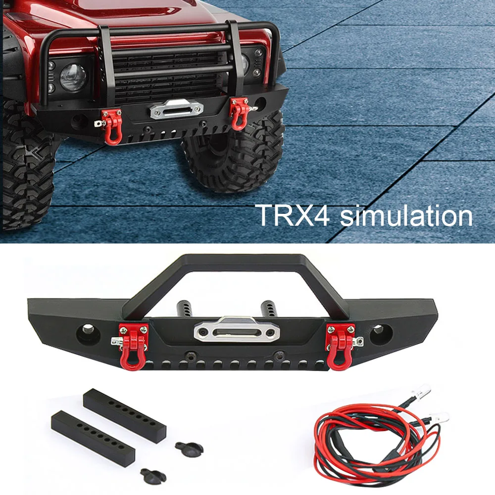 Metal Simulation Easy Install DIY Off Road Repair Replacement Parts Crawler Car Front Bumper Durable RC Toy For TRX4 SCX10
Metal Simulation Easy Install DIY Off Road Repair Replacement Parts Crawler Car Front Bumper Durable RC Toy For TRX4 SCX10
