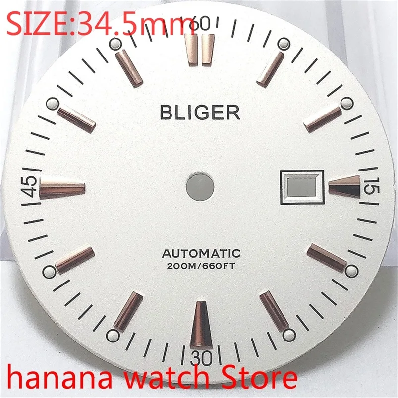 Bliger Aseptic 35mm Square Dial Date Kit ETA 2824/2836 Miyota 8215/8205/821A Movement Men's Watch Night Disc Parts
Bliger Aseptic 35mm Square Dial Date Kit ETA 2824/2836 Miyota 8215/8205/821A Movement Men's Watch Night Disc Parts