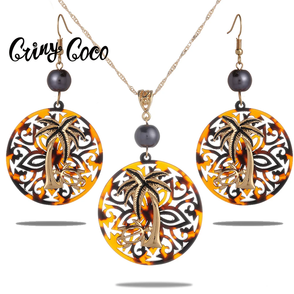 Cring Coco Round Jewelry Sets Trendy Guam Hawaiian Kiribati Flower Acrylic Alloy Drop Earring Earrings Necklaces for Women 2021
Cring Coco Round Jewelry Sets Trendy Guam Hawaiian Kiribati Flower Acrylic Alloy Drop Earring Earrings Necklaces for Women 2021
