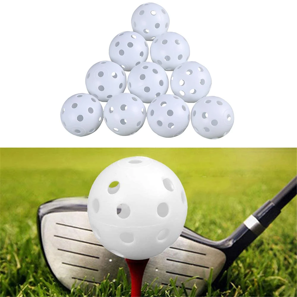 24pcs Golf Ball Plastic Hollow Out Sports Training Tennis White Golfball Round Practice Golf Accessories for Outdoor Play
24pcs Golf Ball Plastic Hollow Out Sports Training Tennis White Golfball Round Practice Golf Accessories for Outdoor Play