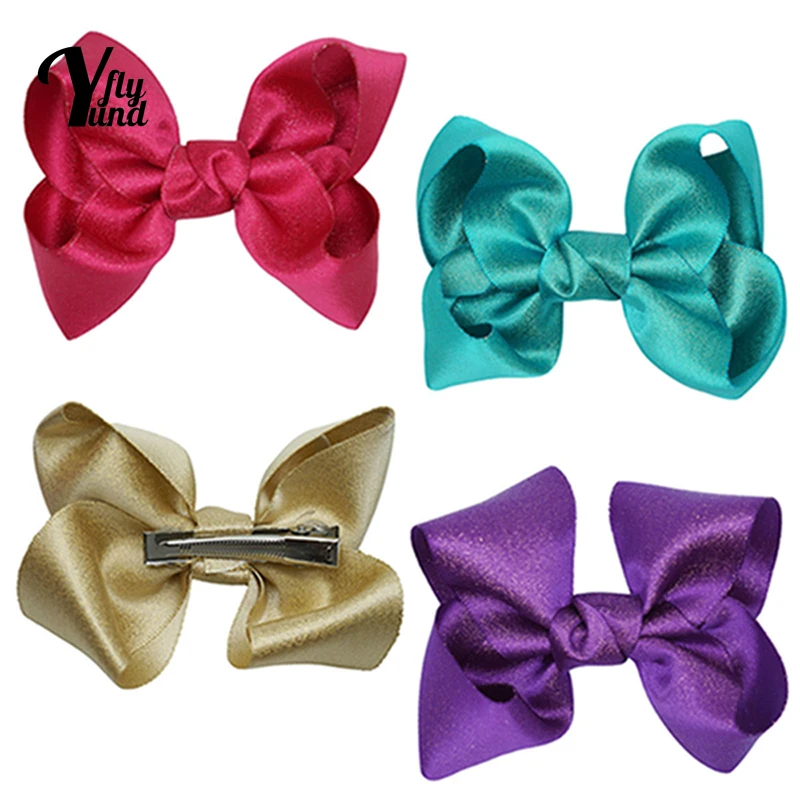 Yundfly 3 Inches Shining Ribbon Bowknot Infant Hairpins Solid Color Handmade Bows Duckbill Clip Baby Headwear Hair Accessories
Yundfly 3 Inches Shining Ribbon Bowknot Infant Hairpins Solid Color Handmade Bows Duckbill Clip Baby Headwear Hair Accessories