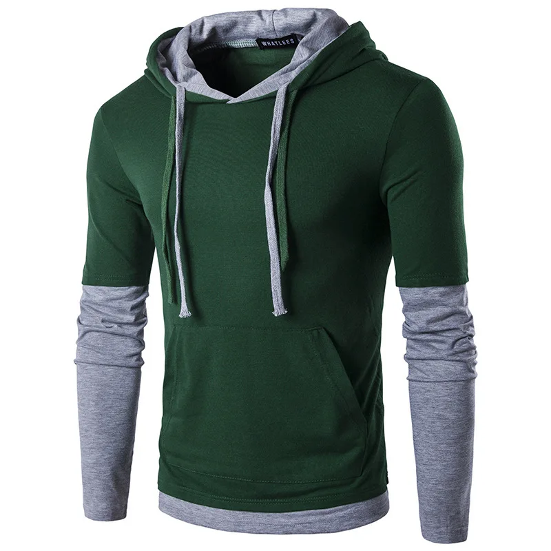 Plus Size Men Long Sleeve Hoodie Sleeve Color Matching Fashion Slim Fit T Shirt Streetwear B26
Plus Size Men Long Sleeve Hoodie Sleeve Color Matching Fashion Slim Fit T Shirt Streetwear B26