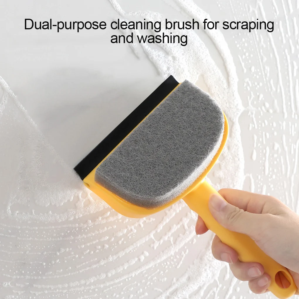 Window Scraper Double-sided Tile Glass Brush Dirt Removing Household Window Cleaning Brush Mirror Sponge with Non-slip Handle
Window Scraper Double-sided Tile Glass Brush Dirt Removing Household Window Cleaning Brush Mirror Sponge with Non-slip Handle