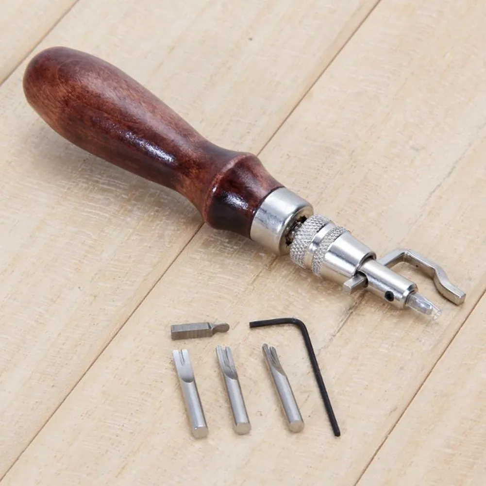 7 In 1 Leather Edge Press Leathercraft Edge Press Kit Adjustable Groover Crease Leather Stitching Handicraft Diy Hand Tool Set
7 In 1 Leather Edge Press Leathercraft Edge Press Kit Adjustable Groover Crease Leather Stitching Handicraft Diy Hand Tool Set