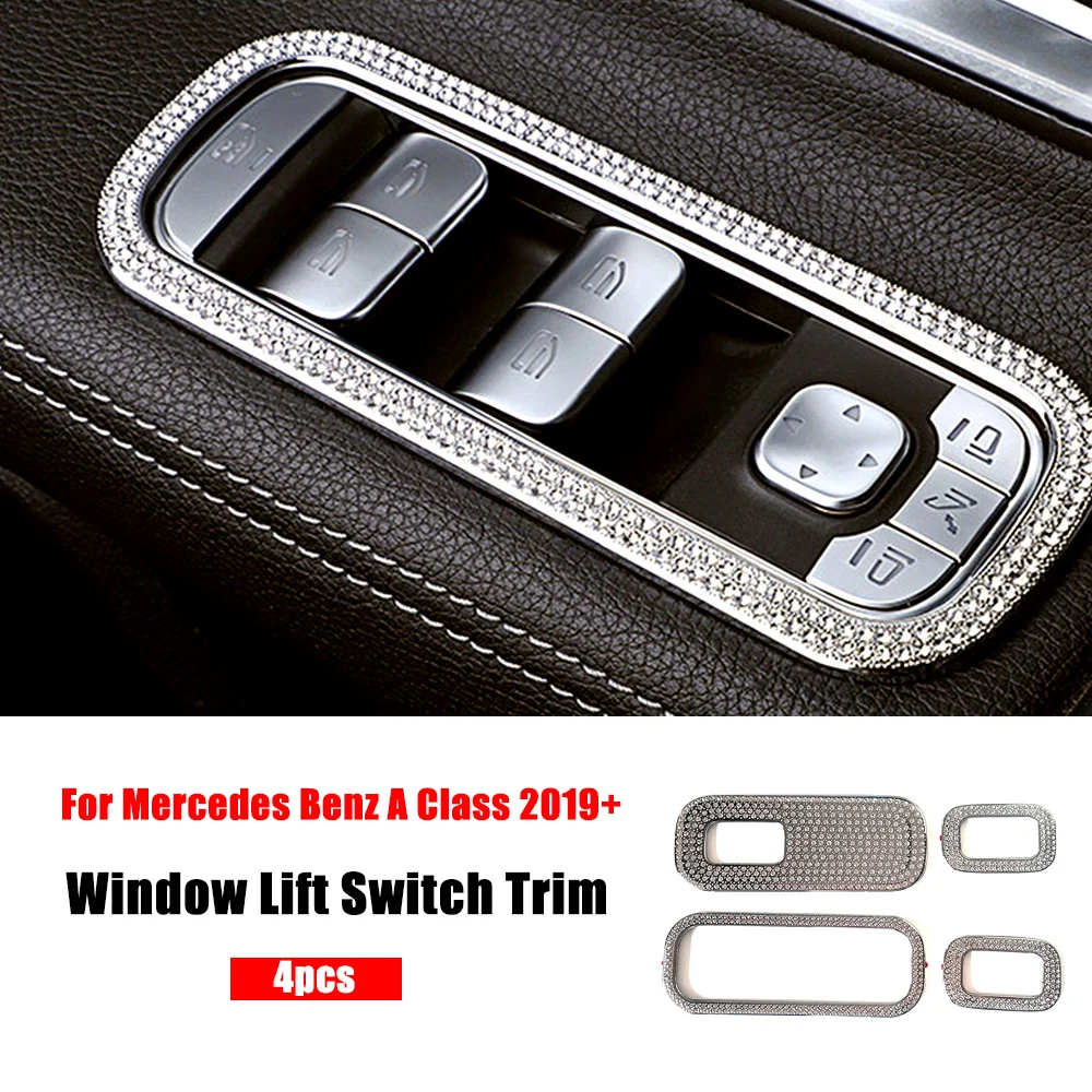 For Mercedes Benz A Class W177 2019-2021 2020 A180 A200 A220 A250 Window Lift Switch Adjust Panel Crystal Sticker Diamond Trim
For Mercedes Benz A Class W177 2019-2021 2020 A180 A200 A220 A250 Window Lift Switch Adjust Panel Crystal Sticker Diamond Trim