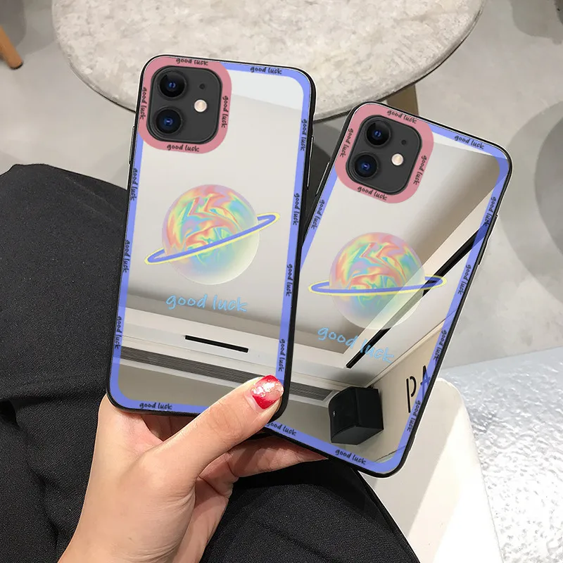 Luxury brand Makeup mirror Planet Soft border phone case for apple iphone 7 8 plus 11 Pro X XS XR MAX 12 13 MiNi SE cover
Luxury brand Makeup mirror Planet Soft border phone case for apple iphone 7 8 plus 11 Pro X XS XR MAX 12 13 MiNi SE cover