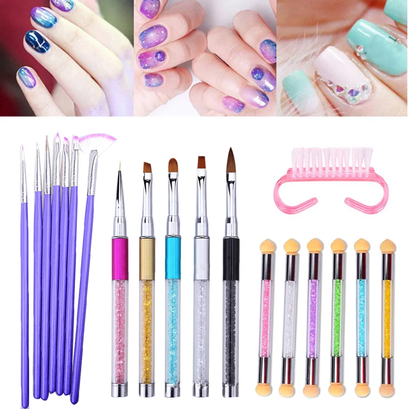 Nail Art Brush Tool Set UV Gel Acrylic Nail Brush for Manicure Drawing Pen Point Nail Design Painting Pen Gradient Brushes Set
Nail Art Brush Tool Set UV Gel Acrylic Nail Brush for Manicure Drawing Pen Point Nail Design Painting Pen Gradient Brushes Set