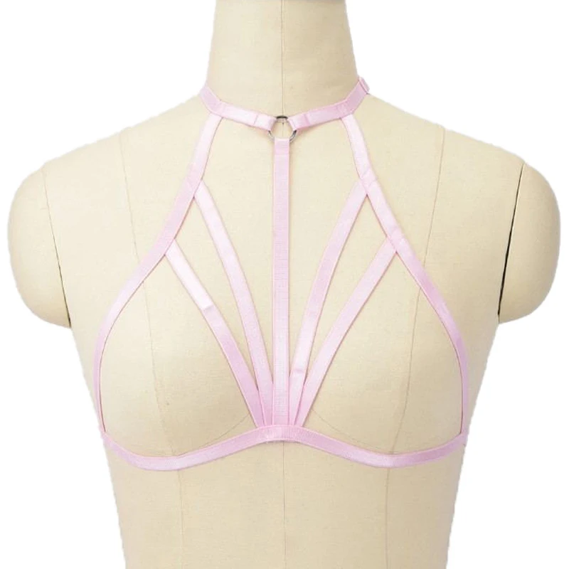 Roseheart Red Pink Bondage Crop Top Cage Bra Elastic Body Belt Harness Bras Color Sexy Dress Lingerie Goth Fetish Rave Body
Roseheart Red Pink Bondage Crop Top Cage Bra Elastic Body Belt Harness Bras Color Sexy Dress Lingerie Goth Fetish Rave Body
