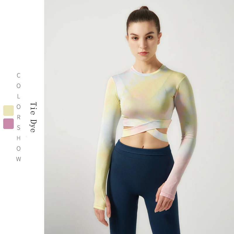 Simpold Women Yoga T-Shirt Full Sleeve Colorful Fitness Top Exposed Navel Gym Clothe Jogging Tank Sportwear YH-855
Simpold Women Yoga T-Shirt Full Sleeve Colorful Fitness Top Exposed Navel Gym Clothe Jogging Tank Sportwear YH-855