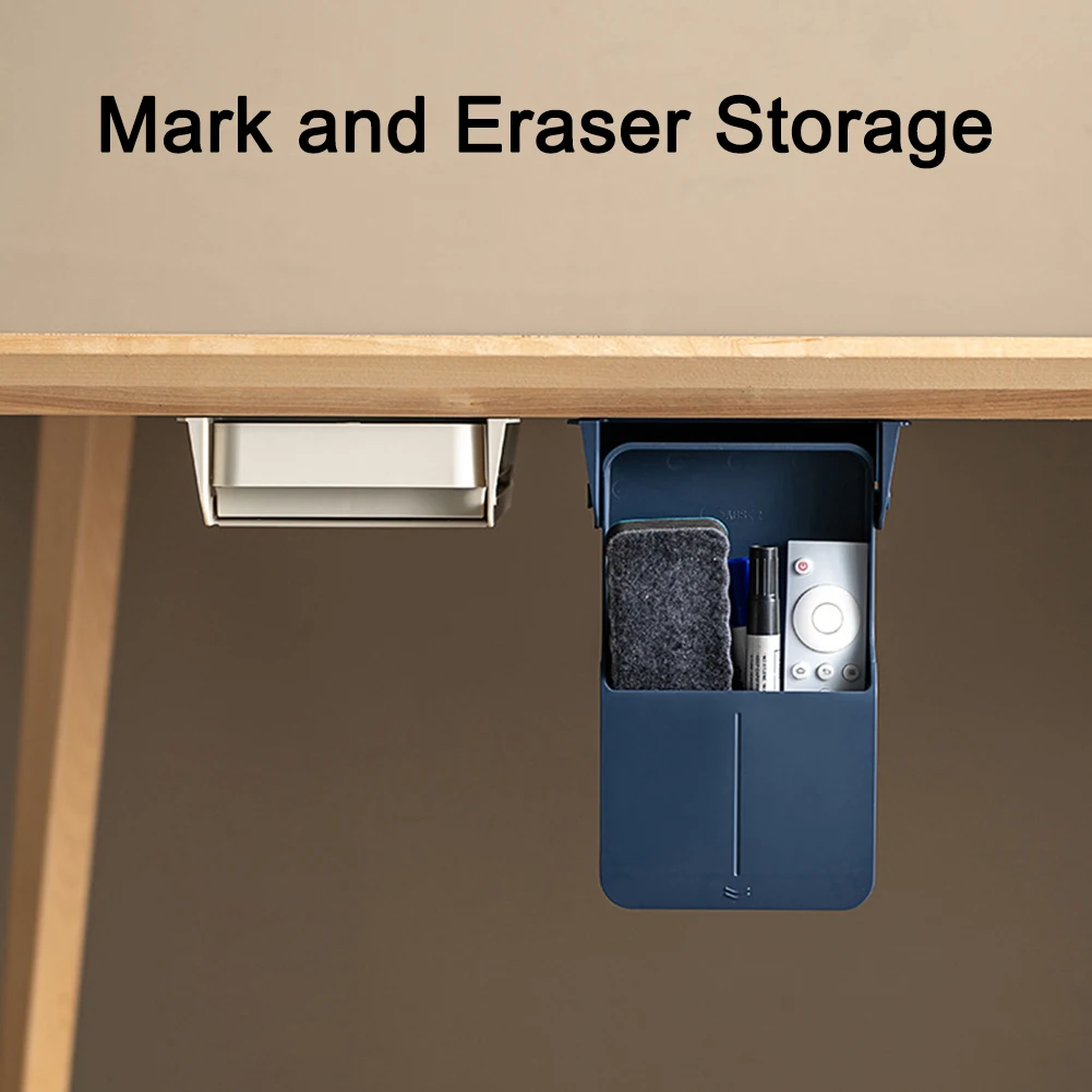Self-Adhesive Under Desk Drawer Hidden Desktop Sticky Drawer Organizer for Stationery Pencil Toys Remote Controller, Blue/Gray
Self-Adhesive Under Desk Drawer Hidden Desktop Sticky Drawer Organizer for Stationery Pencil Toys Remote Controller, Blue/Gray