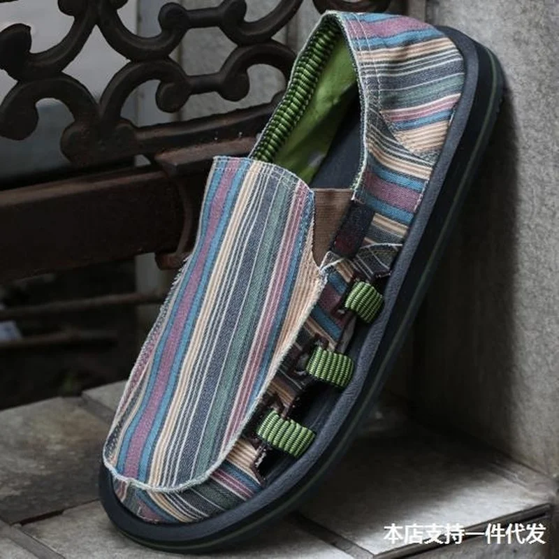 Canvas Shoes Men's Summer Low-cut Breathable Cloth Shoes Korean Fashion Canvas Shoes A Pedal Hollow Set Foot Beggar Shoes Men's
Canvas Shoes Men's Summer Low-cut Breathable Cloth Shoes Korean Fashion Canvas Shoes A Pedal Hollow Set Foot Beggar Shoes Men's