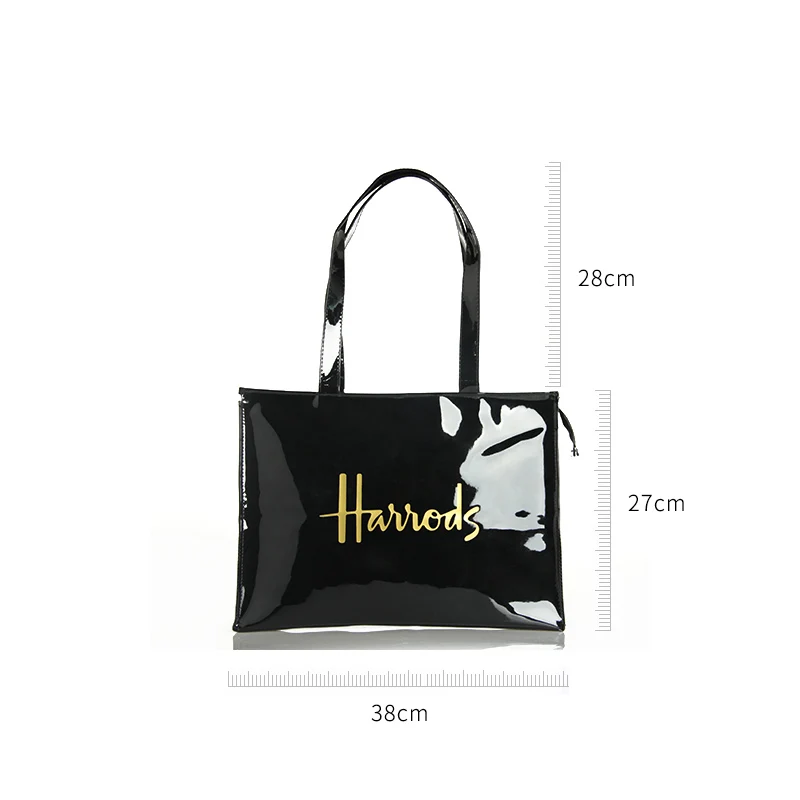 Fashion PVC Reusable Shopping Bag Women's Bag Eco Friendly London Shopper Bag Large Capacity Waterproof Handbag Shoulder Bag
Fashion PVC Reusable Shopping Bag Women's Bag Eco Friendly London Shopper Bag Large Capacity Waterproof Handbag Shoulder Bag