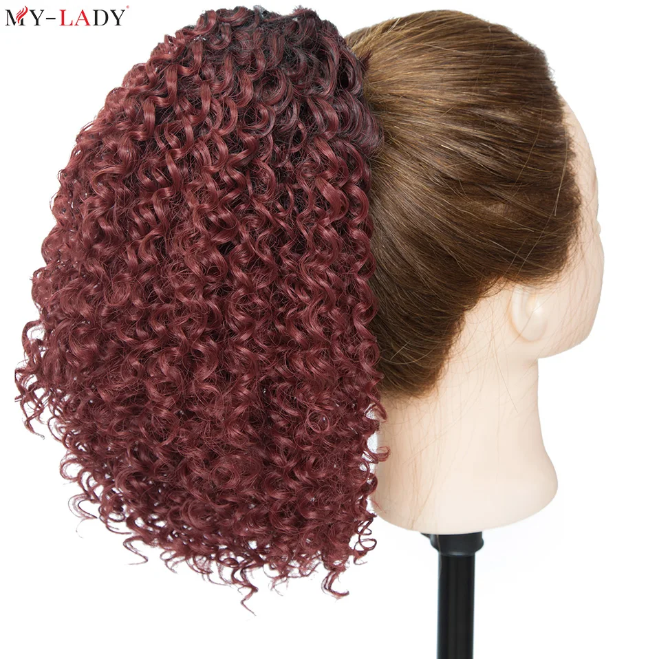 My-Lady 8'' Drawstring Puff Ponytail Afro Kinky Curly Chignon Synthetic Clip in Hair Extensions African American Style For Women
My-Lady 8'' Drawstring Puff Ponytail Afro Kinky Curly Chignon Synthetic Clip in Hair Extensions African American Style For Women