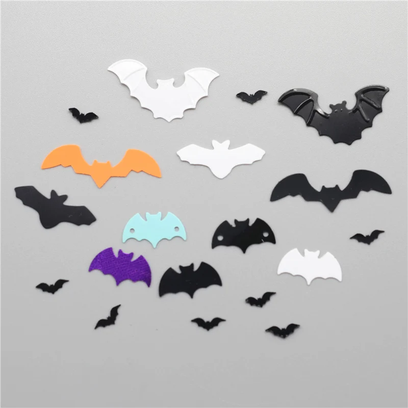 200Pcs/lot 8*15mm Mix halloween bat loose sequins beautiful crafts for sewing/webbing Diy accessory kids DIY Scrapbook
200Pcs/lot 8*15mm Mix halloween bat loose sequins beautiful crafts for sewing/webbing Diy accessory kids DIY Scrapbook