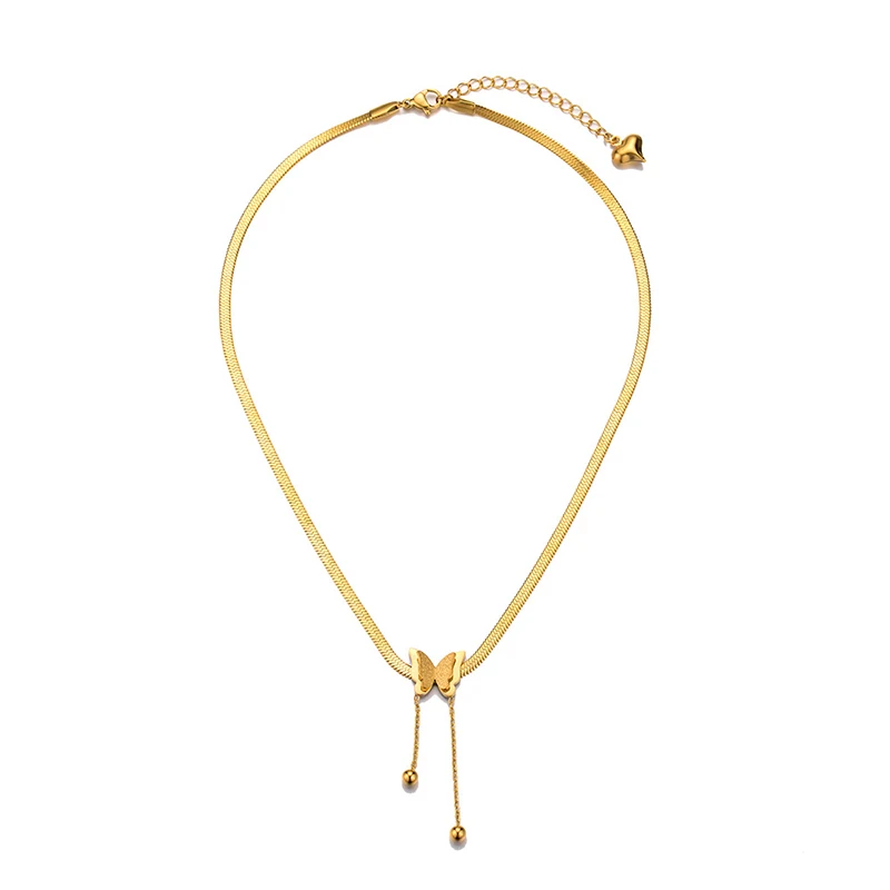 Clavicle Chain Snake Necklace Choker Tassel Sweet Titanium Steel Simple Gift Butterfly Bohemian Beach Jewelry Gift Collier Cheap
Clavicle Chain Snake Necklace Choker Tassel Sweet Titanium Steel Simple Gift Butterfly Bohemian Beach Jewelry Gift Collier Cheap