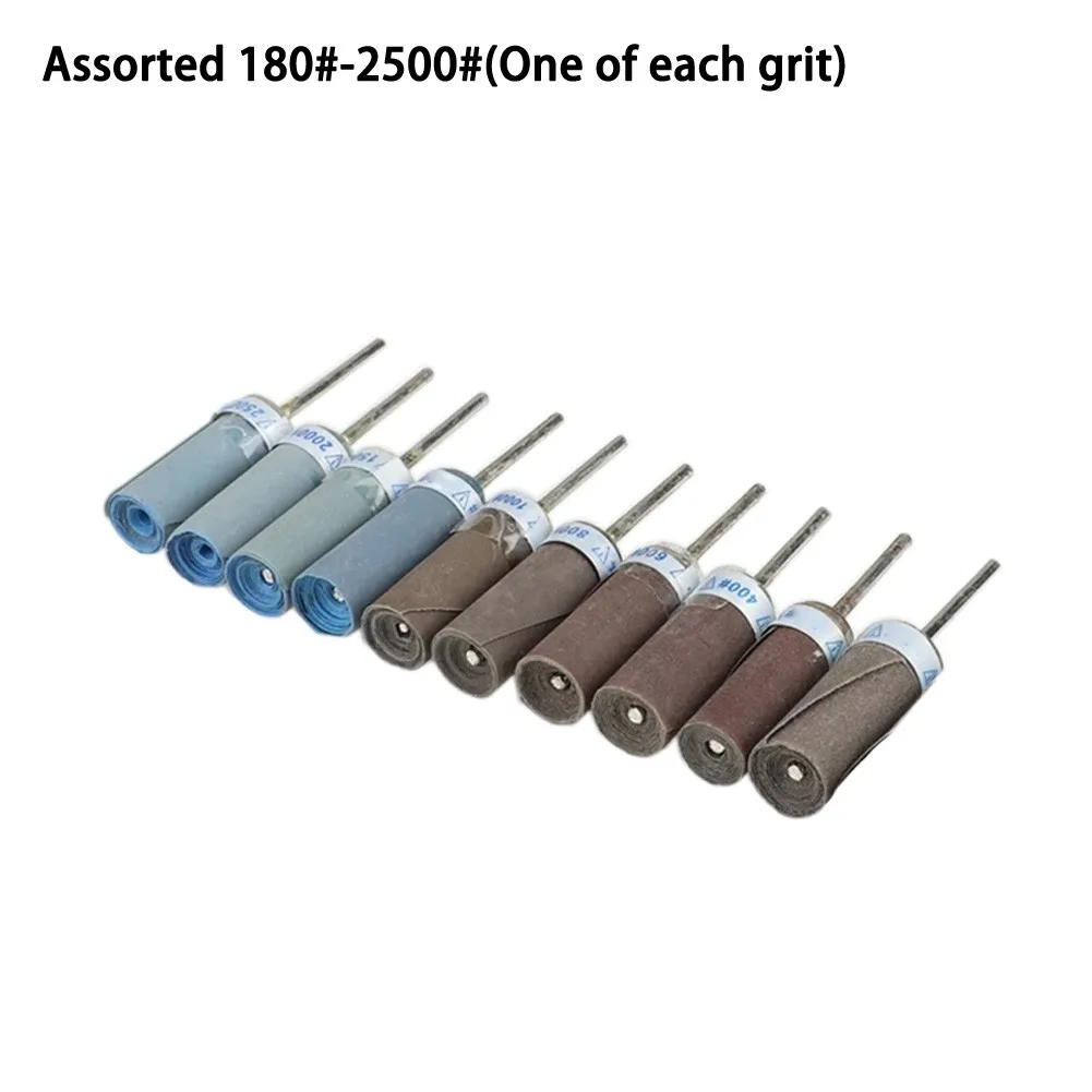 10Pcs Paper Tool Sanding Belt Sandpaper Grinding Polishing Bands Wheel Electric Drill Accessories With Mandrel Wheel Sand
10Pcs Paper Tool Sanding Belt Sandpaper Grinding Polishing Bands Wheel Electric Drill Accessories With Mandrel Wheel Sand