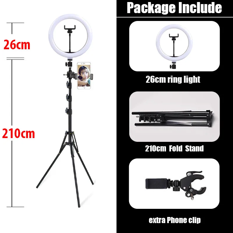 Ring Light With Tripod Stand LED Ring Lamp With Phone Holder For Photo Makeup Selfie Round Lighting For Youtube Tiktok RGB Light
Ring Light With Tripod Stand LED Ring Lamp With Phone Holder For Photo Makeup Selfie Round Lighting For Youtube Tiktok RGB Light