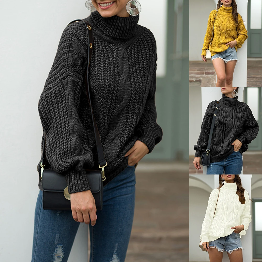 Women Sweaters 2020 Autumn Winter Tops Thick Loose Women Pullover Knitted Sweater Twist Jumper Soft Warm Pullover Tops Femme D30
Women Sweaters 2020 Autumn Winter Tops Thick Loose Women Pullover Knitted Sweater Twist Jumper Soft Warm Pullover Tops Femme D30
