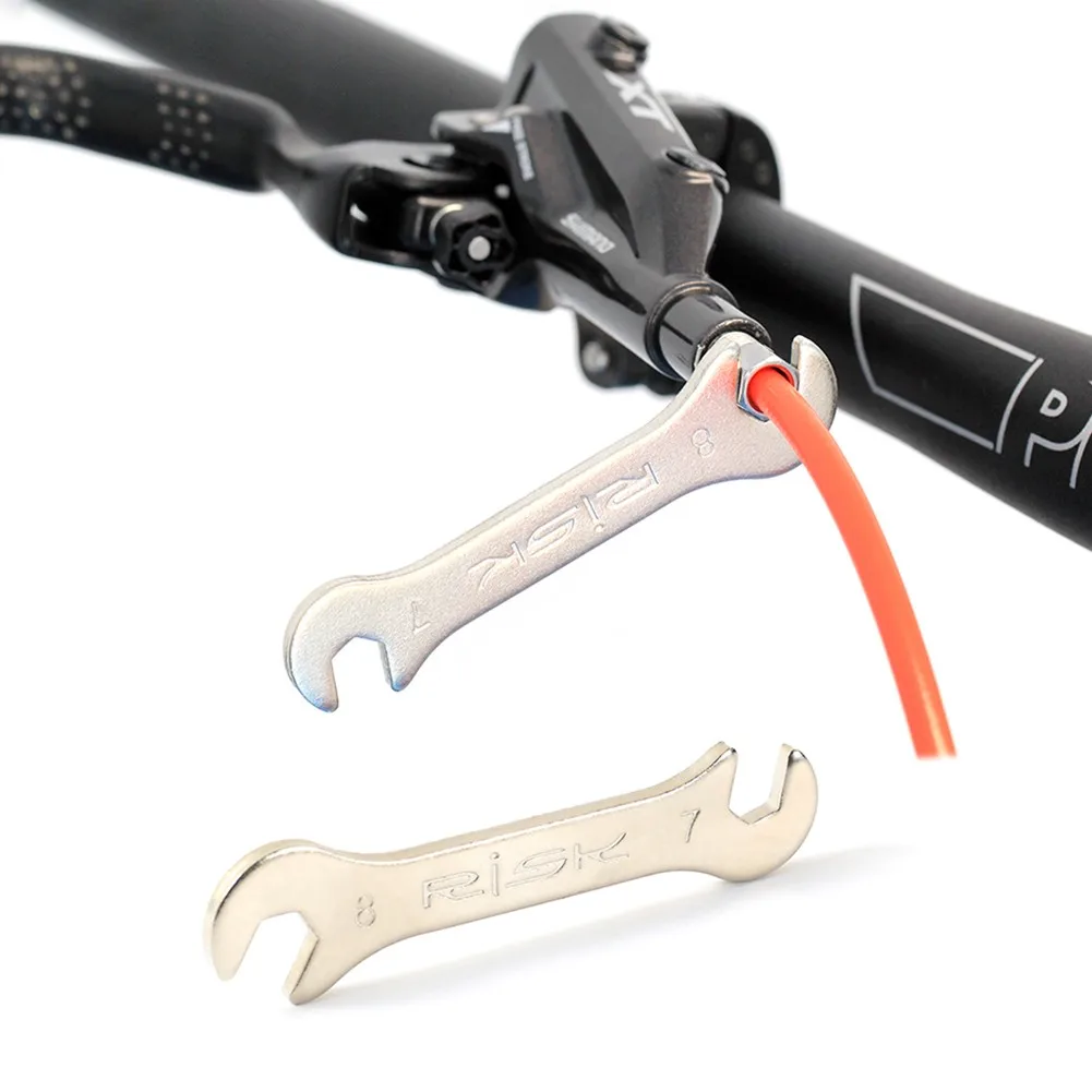 Bike Bicycle Hydraulic Disc Brake Calliper Wrench Tubing Screw Tool 7/8mm Steel Cycling Maintenance Repair Tools
Bike Bicycle Hydraulic Disc Brake Calliper Wrench Tubing Screw Tool 7/8mm Steel Cycling Maintenance Repair Tools