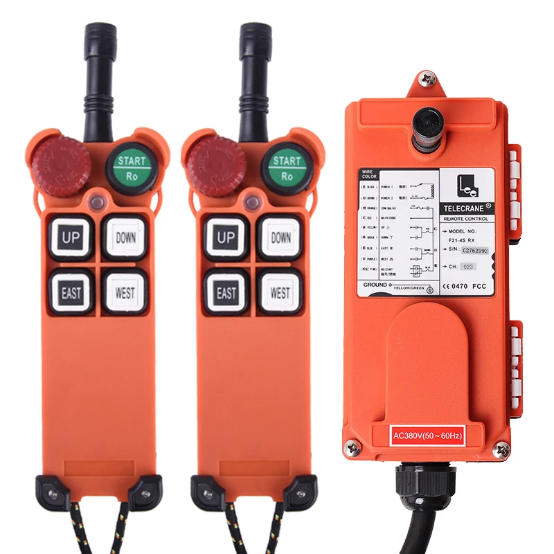 F21-4S 4 button wireless crane construction machinery remote control system 
F21-4S 4 button wireless crane construction machinery remote control system