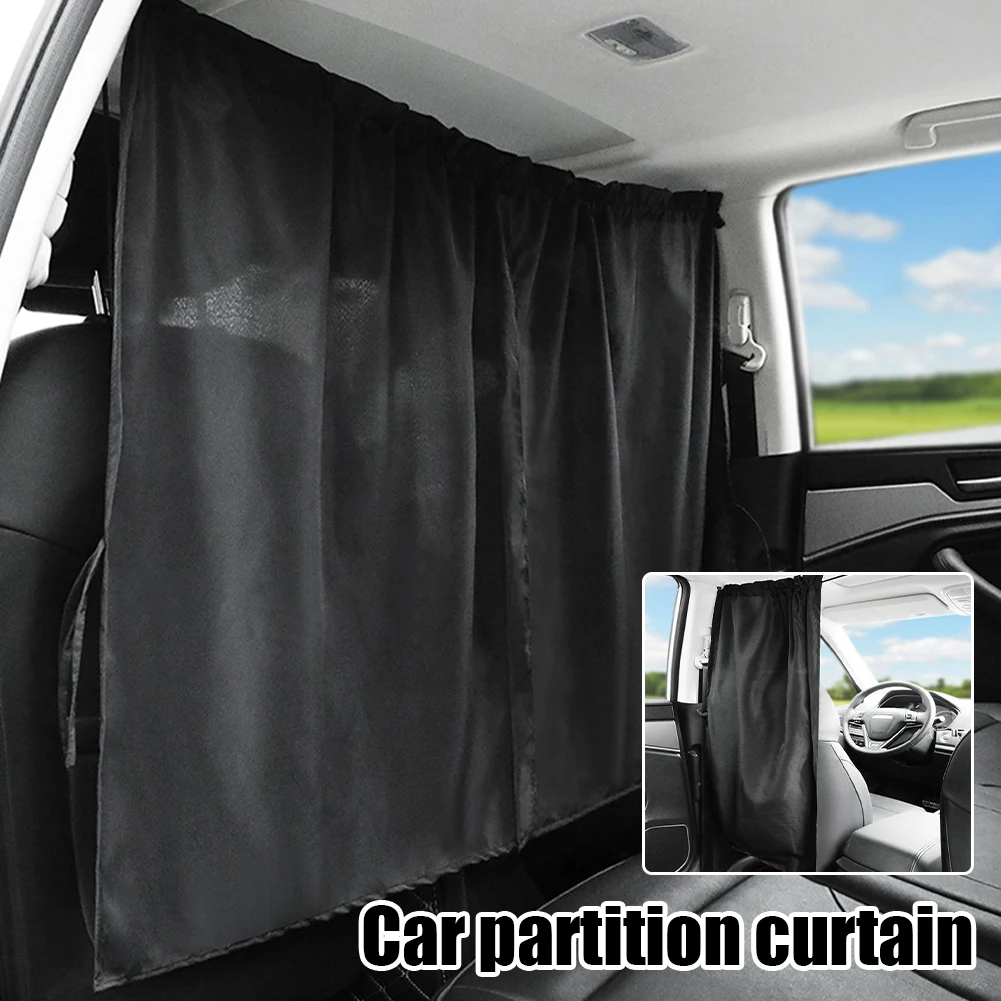 2 Sizes Car Divider Curtain Sun Shade Privacy Front Rear Seat Partition Curtain Travel Camping Nap Detachable Curtain Black
2 Sizes Car Divider Curtain Sun Shade Privacy Front Rear Seat Partition Curtain Travel Camping Nap Detachable Curtain Black