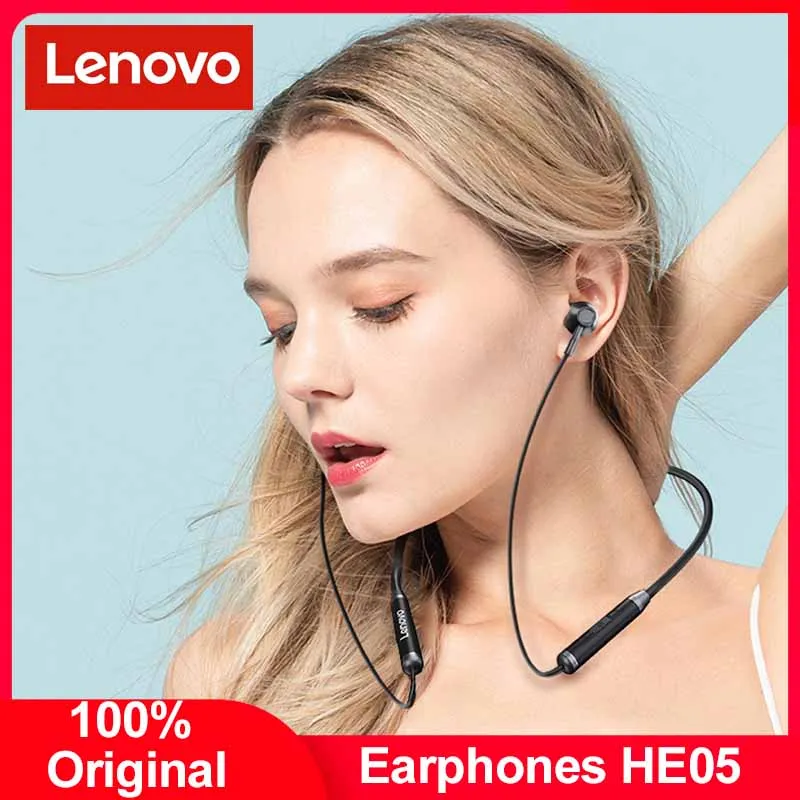 Оригинальные Bluetooth-наушники Lenovo HE05, беспроводные наушники, магнитные наушники с шейным ободом, водонепроницаемая Спортивная гарнитура с ми...
Оригинальные Bluetooth-наушники Lenovo HE05, беспроводные наушники, магнитные наушники с шейным ободом, водонепроницаемая Спортивная гарнитура с ми...
