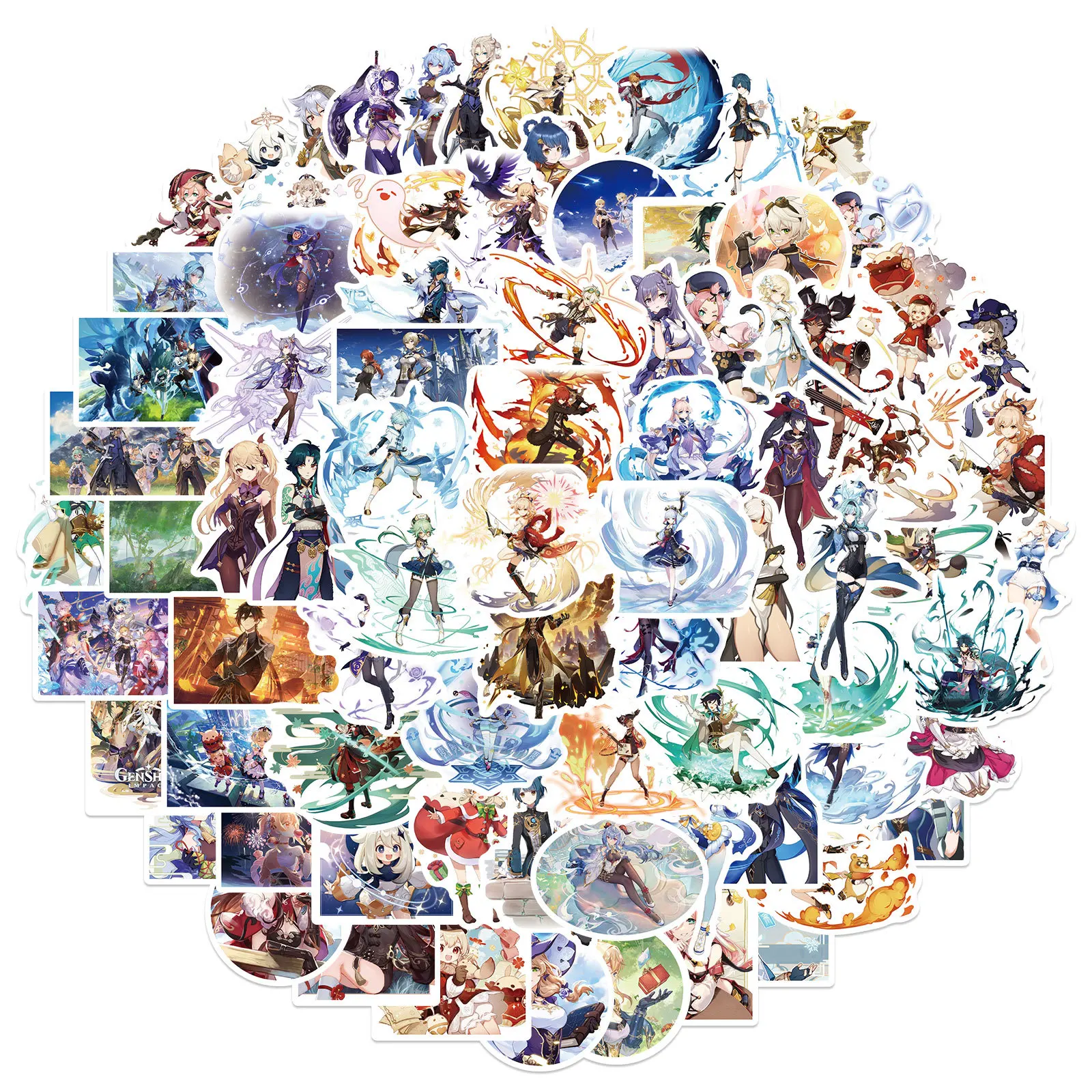 100pcs Cartoon Genshin Impact Open World Game Stickers Anime for Laptop Phone Case Car Bike Kids Teens Mixed Vinyl Decals
100pcs Cartoon Genshin Impact Open World Game Stickers Anime for Laptop Phone Case Car Bike Kids Teens Mixed Vinyl Decals