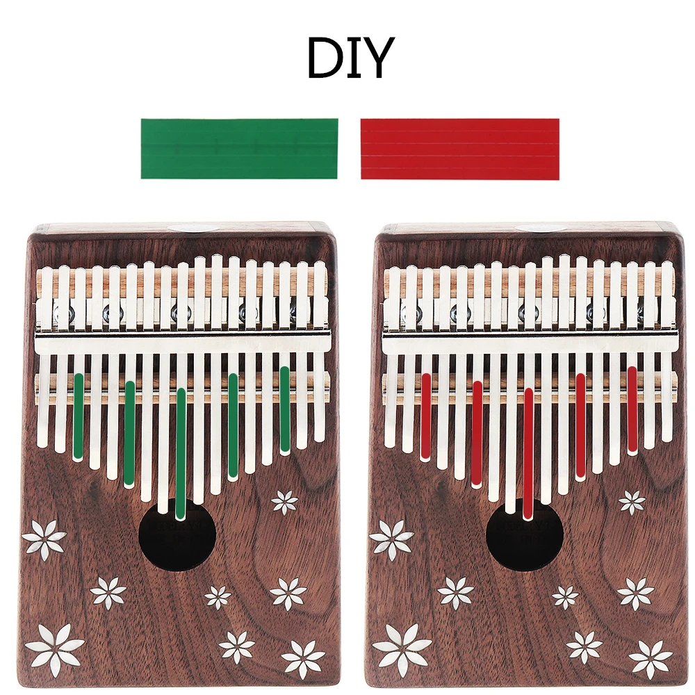 17 Key Kalimba Acacia Wood Finger Thumb Piano Solid Acacia Wood Mini Musical Instrument with Shell Inlay Seven-leaf Flower
17 Key Kalimba Acacia Wood Finger Thumb Piano Solid Acacia Wood Mini Musical Instrument with Shell Inlay Seven-leaf Flower