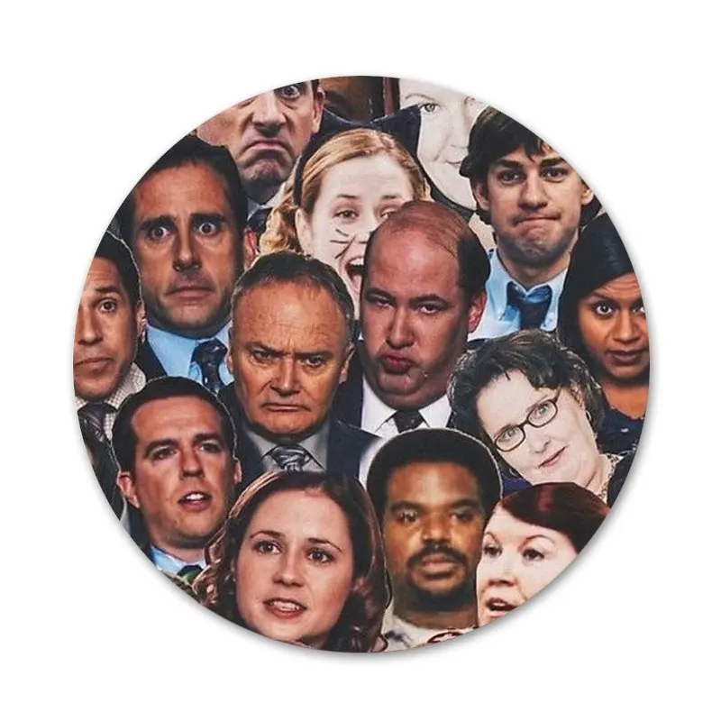 The Office Funny Humor Icons Pins Badge Decoration Brooches Metal Badges For Backpack Decoration
