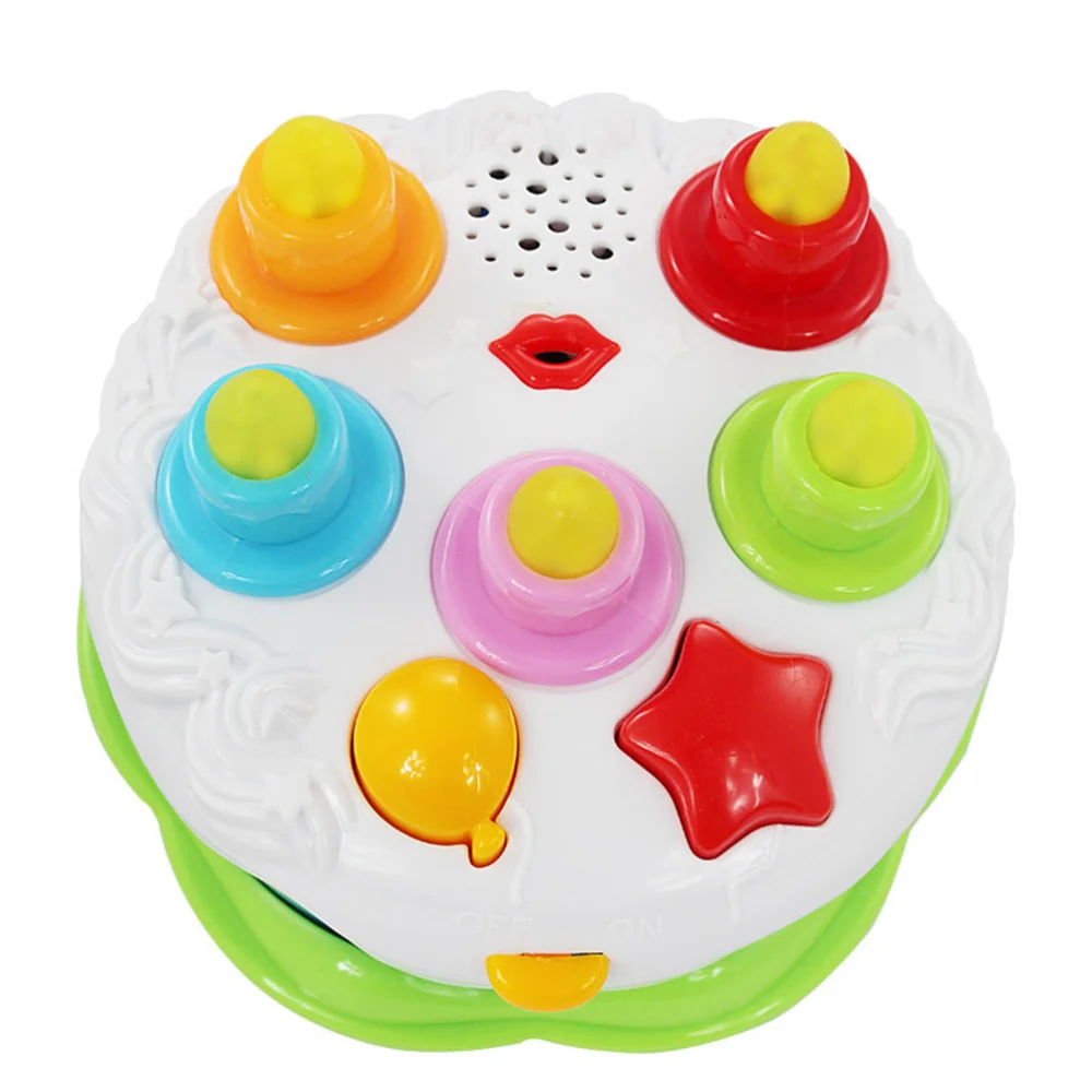 Kids Toddlers Birthday Cake with Lighting Candles and Dialogue Function Early Educational Playset Gift Toys Pr
Kids Toddlers Birthday Cake with Lighting Candles and Dialogue Function Early Educational Playset Gift Toys Pr