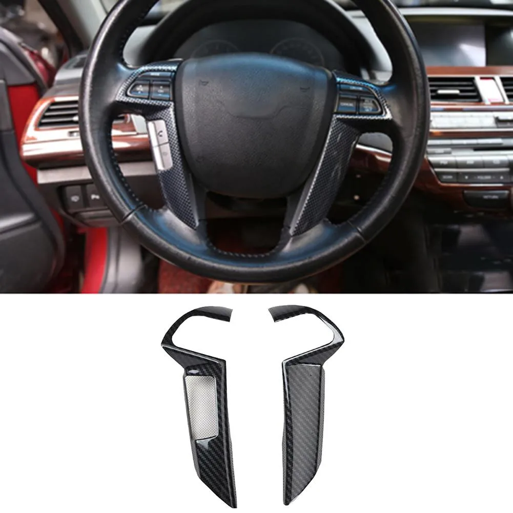 ABS Plastic Carbon Fiber Style Steering Wheel Cover Trim Fit For Honda Accord 2008-2013
ABS Plastic Carbon Fiber Style Steering Wheel Cover Trim Fit For Honda Accord 2008-2013