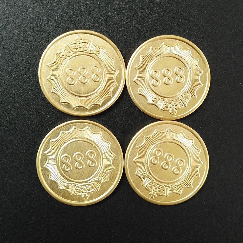 100pcs 23*1.85mm Stainless Steel Brass Game Token Coins Arcade Machine Token Coin
100pcs 23*1.85mm Stainless Steel Brass Game Token Coins Arcade Machine Token Coin