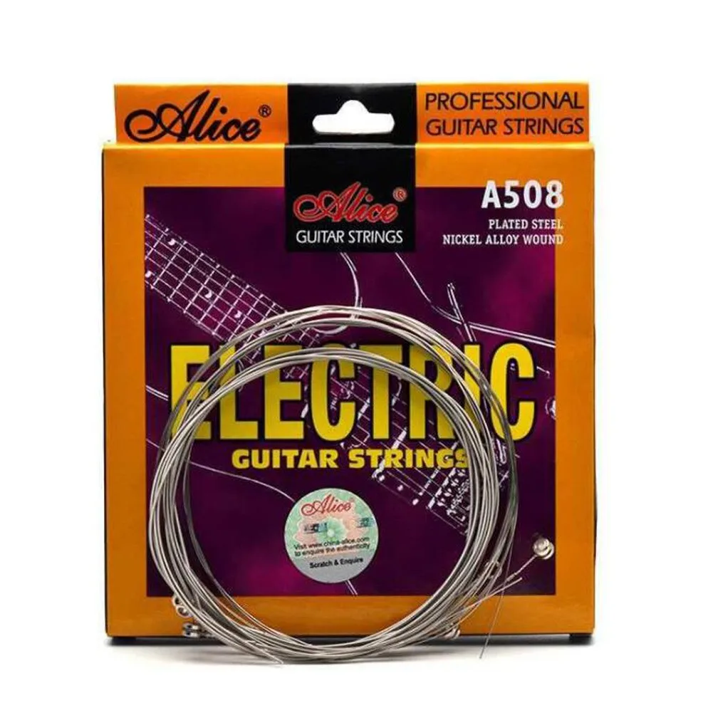 Electric Guitar Strings Sets Light Nickel Alloy Wound Steel Core A508 For Beginner To Advanced Players Clear Defined Tone
Electric Guitar Strings Sets Light Nickel Alloy Wound Steel Core A508 For Beginner To Advanced Players Clear Defined Tone
