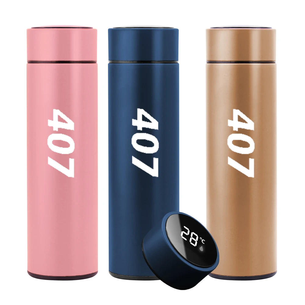 Car logo Mug Laser engraving Temperature Display Insulated Cup Stainless Steel Thermos Flask For Peugeot 407 3008 306 206 GT 307
Car logo Mug Laser engraving Temperature Display Insulated Cup Stainless Steel Thermos Flask For Peugeot 407 3008 306 206 GT 307