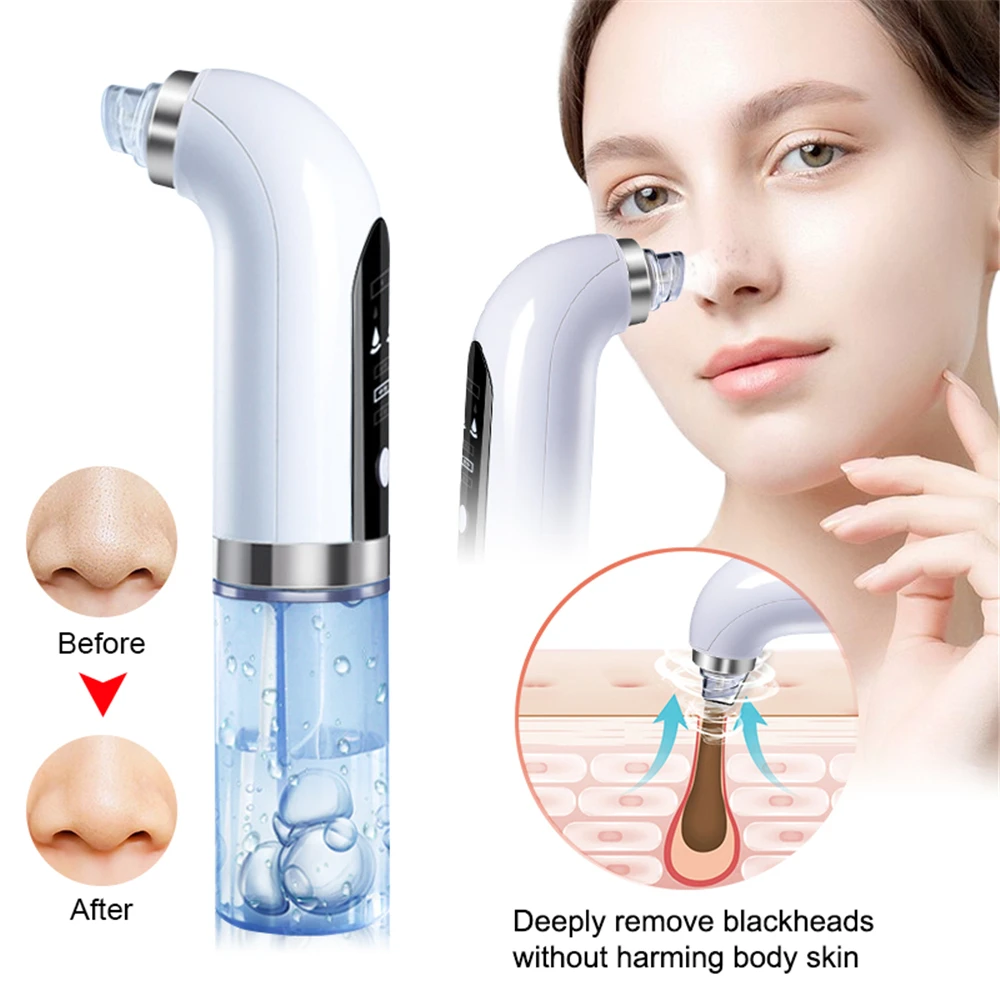 USB Blackhead Meter Electric Vacuum Blackhead Acne Pore Cleaner Water Cycle Skin Deep Cleaning Small Bubbles Beauty Care Tools
USB Blackhead Meter Electric Vacuum Blackhead Acne Pore Cleaner Water Cycle Skin Deep Cleaning Small Bubbles Beauty Care Tools