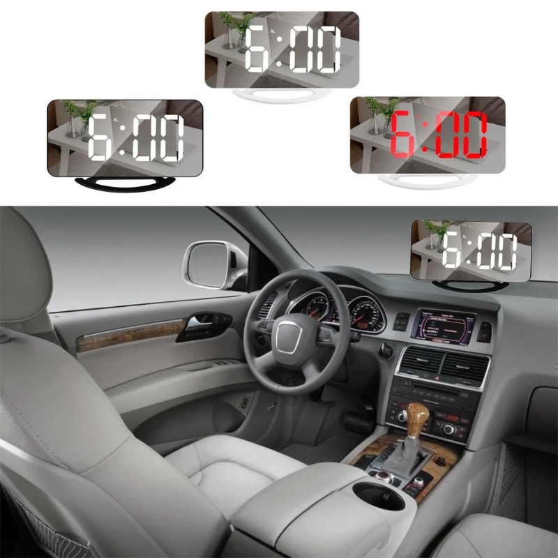 Электронные зеркальные часы с функцией повтора и ЖК-дисплеем
Электронные зеркальные часы с функцией повтора и ЖК-дисплеем