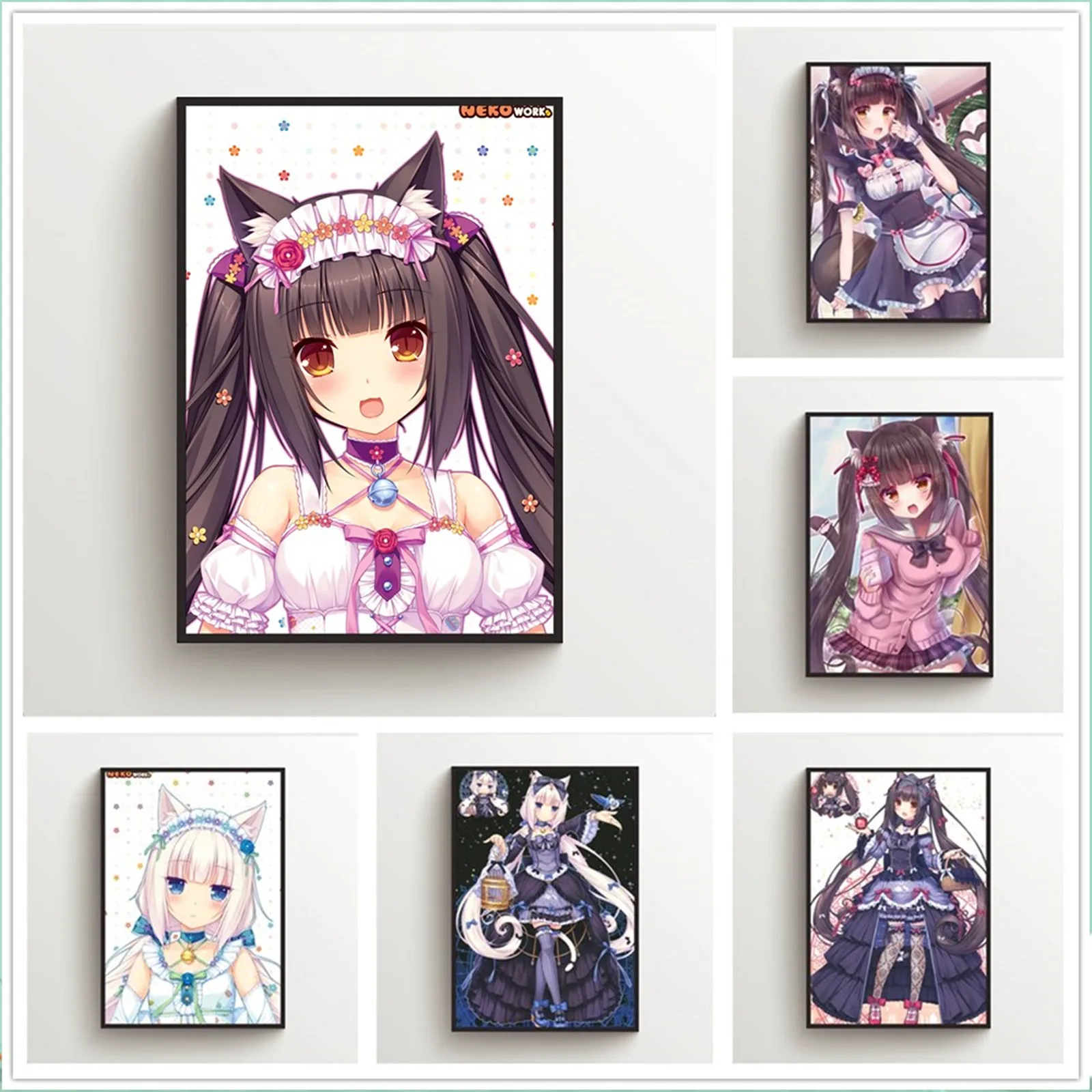 Nekopara Chocola Vanilla Anime Polypropylene Poster Picture Bar Shop Door Wall Decor
Nekopara Chocola Vanilla Anime Polypropylene Poster Picture Bar Shop Door Wall Decor